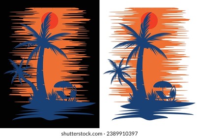 Summer Vibes Holidays Vector T Shirt Design