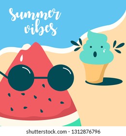 Summer Vibes Illustration Design