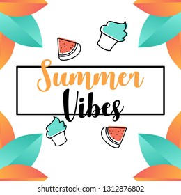 Summer Vibes Illustration Design