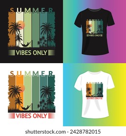 summer vibes only Palm tree. Surfing club graphic print design for t shirt. Beach sketch graphic print design for t shirt