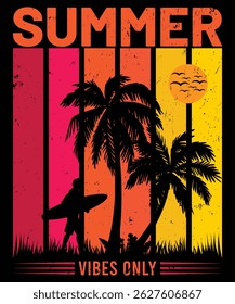 SUMMER VIBES ONLY Summer T-Shirts design