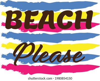Summer Vibes for print or use as poster, card, flyer or T Shirt