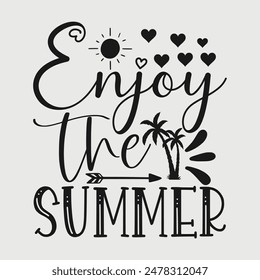 Summer Vibes Printable Typography Design