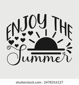 Summer Vibes Printable Typography Design