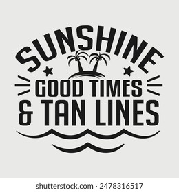 Summer Vibes Printable Typography Design