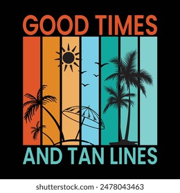 Summer Vibes Printable Vector Design