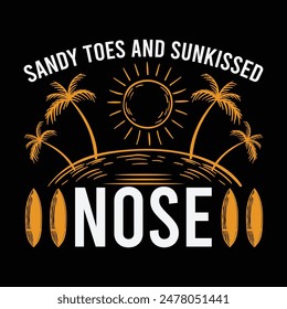 Diseño de Vector imprimible de Summer Vibes