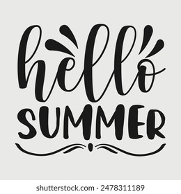 Summer Vibes Printable Vector Design