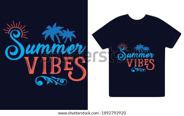 Download Summer Vibes Summer Svg Ai Eps Stock Vector Royalty Free 1892792920