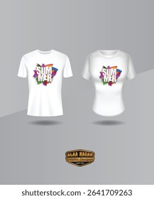 Summer vibes T Shirt Colorful paint Brush