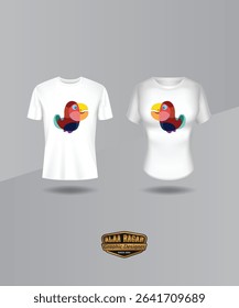 Summer vibes T Shirt Cute Bird Hand Drawn