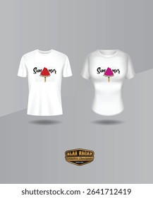 Summer vibes T Shirt Cute Watermelon Hand Drawn