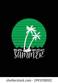 Summer vibes t shirt design