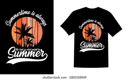 summer vibes summer t shirt design vector illustration. summer quote t shirt design