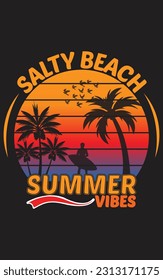 Summer vibes T shirt design