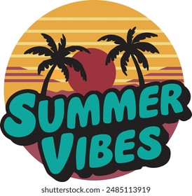 Summer Vibes T shirt Design