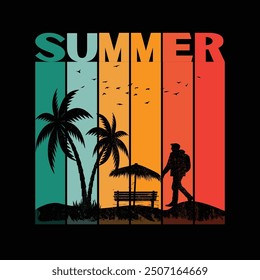 Summer Vibes T Shirt Design 