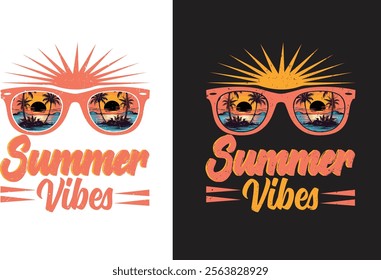 Summer vibes t shirt design