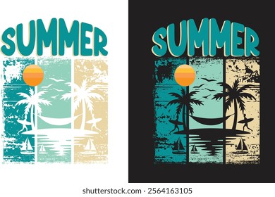 Summer vibes t shirt design