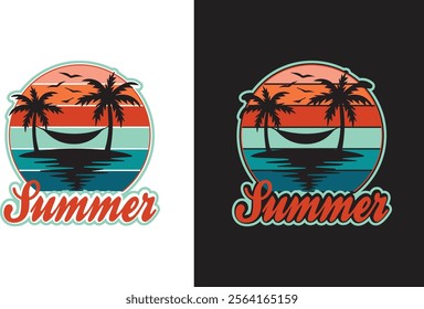 Summer vibes t shirt design