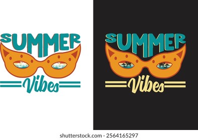 Summer vibes t shirt design