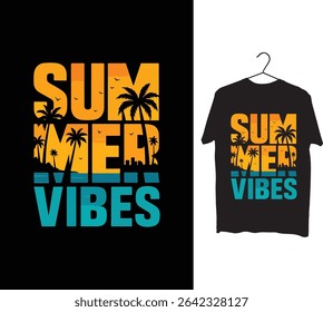 SUMMER VIBES T Shirt, T Shirt Design