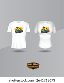 Summer vibes T Shirt Hand Drawn