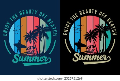 Summer Vibes T- Shirt, Vector , Png