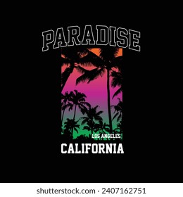 Summer Vibes Tropical Island beach Just relax Typography palm tree t shirt design