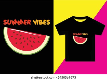 Summer vibes t-shirt design, Typography modern T-shirt design for men and women, Modern, Simple, Lettering—vector file, Ready for print.
