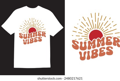 Summer vibes tshirt, Groovy design tshirt, vector groovys designs, groovy t shirt design, new groovy t-shirt design, Groovy tshirt designs, New shirt designs, vector tshirt design