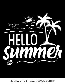 Summer Vibes typography SVG Design
