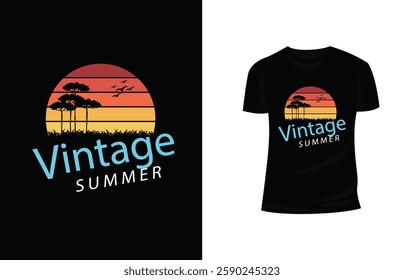  Summer vibes typography t shirt design