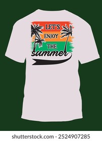 Summer Vibes Typografie T-Shirt Design