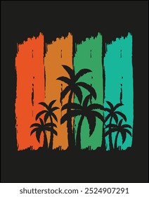 Summer Vibes Typografie T-Shirt Design
