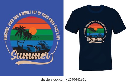 Summer Vibes Typography T-shirt Design, Summer Vacation Typography Tshirt Design, Heat Culture TShirt Design, Summer Time Typography T-shirt Design.