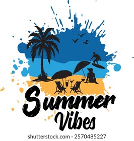 summer vibes unique t shirt design