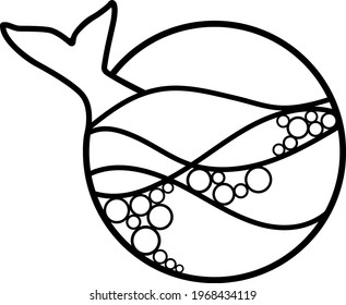Summer vibes vector illustration. Summer laser cut.. Template for laser cut or print. Summer logo