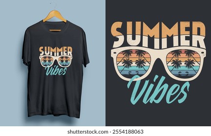 Summer Vibes Vector T-shirt Design 