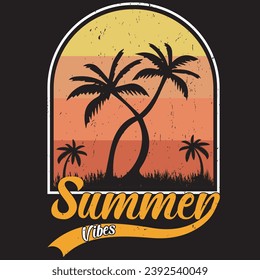 summer vibes .with patches for t-shirts and other uses