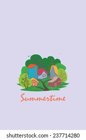 Summer village card