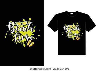 Summer vintage colorful lettering typography t-shirt design eye-catching vector art