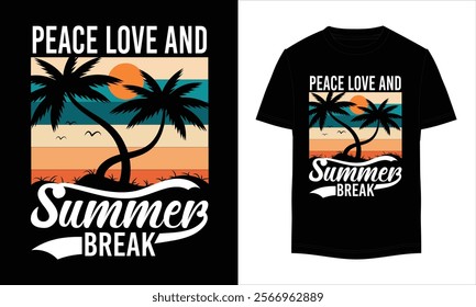 Summer vintage t shirt design, Summer vector, Summer Beach Vacation T Shirts, Summer Surfing T Shirt