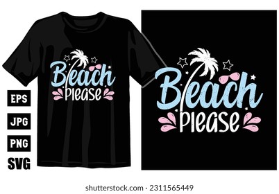 Summer vintage T-shirt design bundle, Beach t-shirt vector set, surfing t-shirt bundle