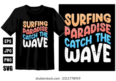 Summer vintage vector t-shirt design, surfing t-shirt vector illustration, summer sunset tshirt, surf and beach. vintage beach print