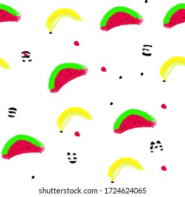 summer water melon banian pattern