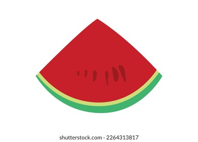 Summer Watermelon Fruit Vector Illustration
