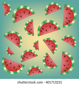 summer watermelon pattern
