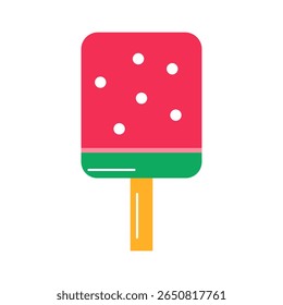 Summer Watermelon Popsicle for vacation and holiday decoration
