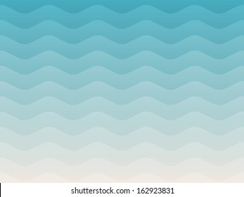 Summer Wave Background